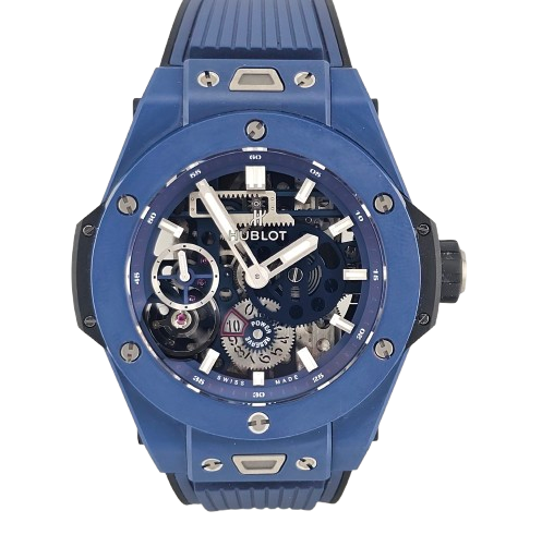 HUBLOT BIG BANG MECA-10 BLUE CERAMIC 414.EX.5123.RX